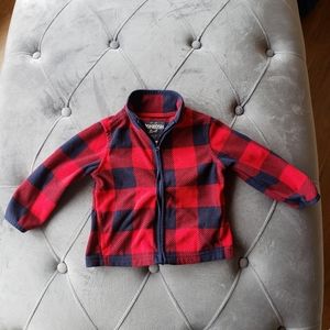 OshKosh Plaid Fleece 18m